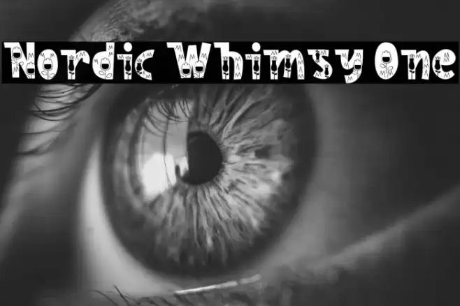 Nordic Whimsy One Font examples