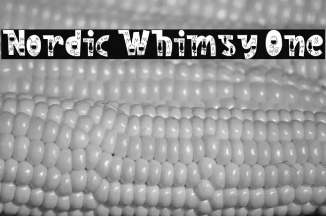 Nordic Whimsy One Font examples