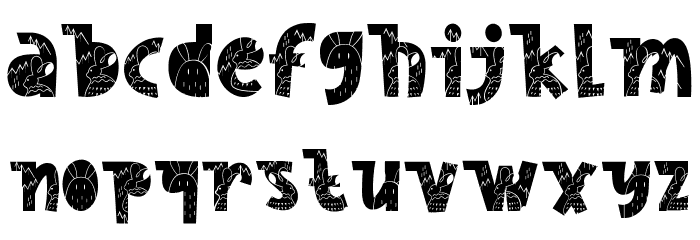 Nordic Whimsy Seven フォント 小文字