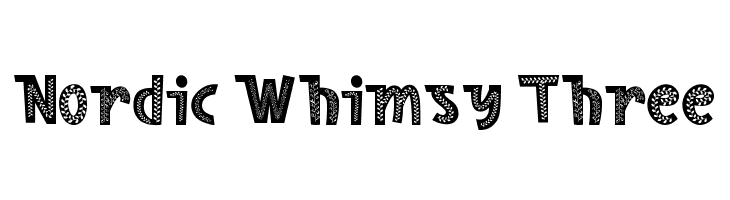 Nordic Whimsy Three  Frei Schriftart Herunterladen
