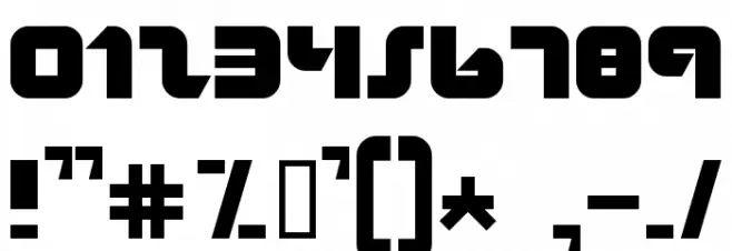 Nordic Font OTHER CHARS