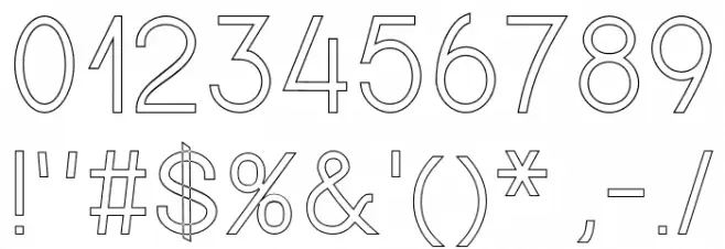 Nordica Advanced Outline Polices AUTRES CHARS