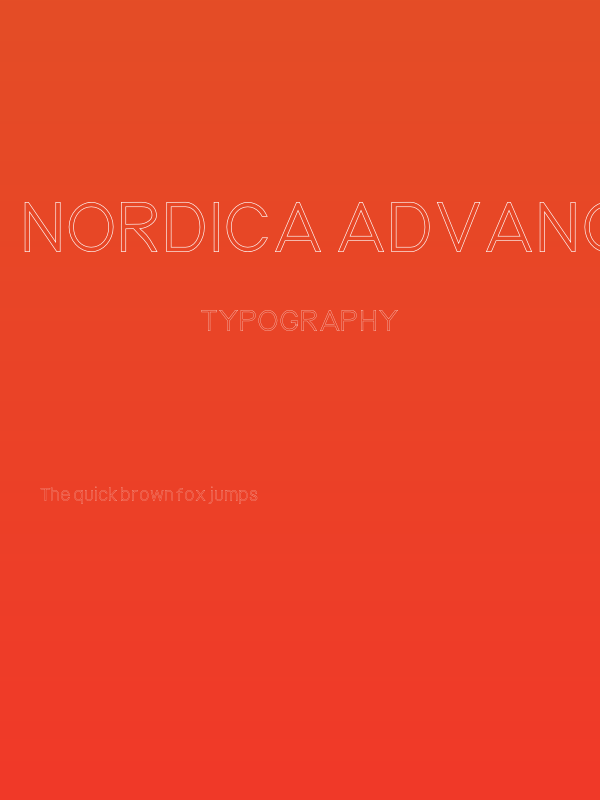 Nordica Advanced Outline Poster