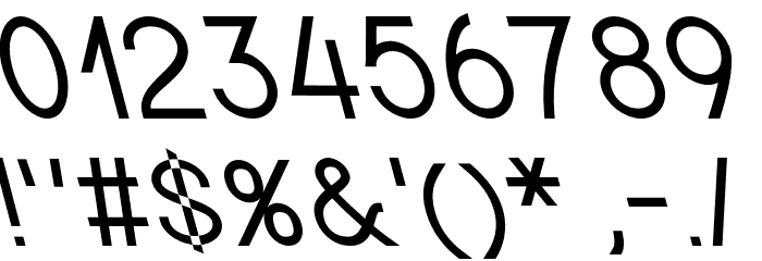 Nordica Advanced Regular Opposite Oblique Font OTHER CHARS