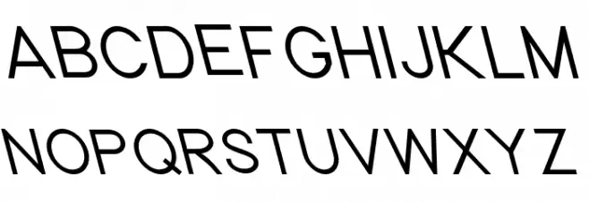 Nordica Advanced Regular Opposite Oblique Schriftart Groß