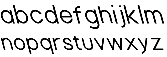 Nordica Advanced Regular Opposite Oblique Font LOWERCASE