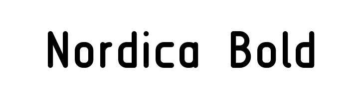 Nordica Bold Font