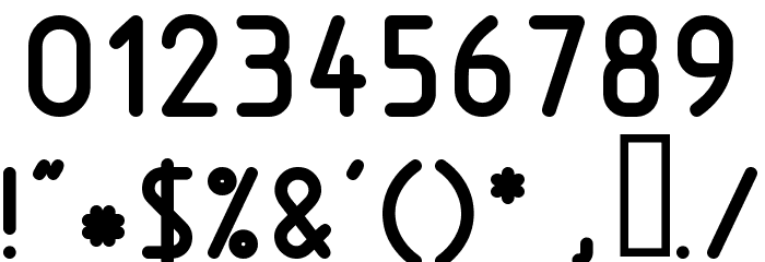 Nordica Bold Font OTHER CHARS