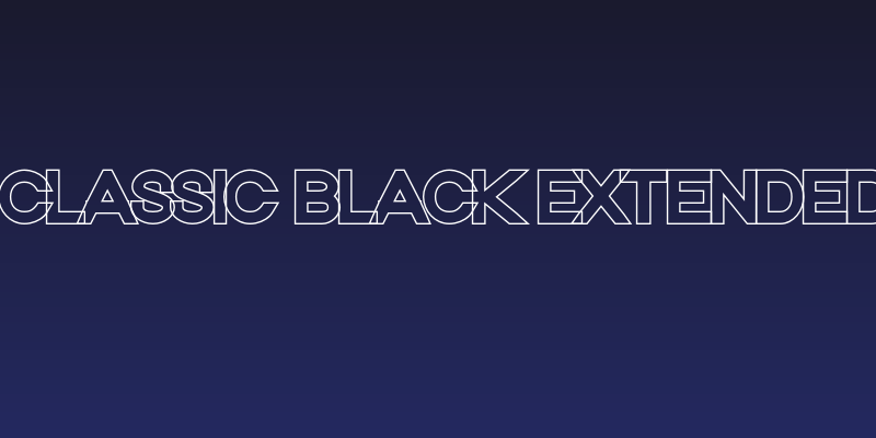 Nordica Classic Black Extended Outline Social Header