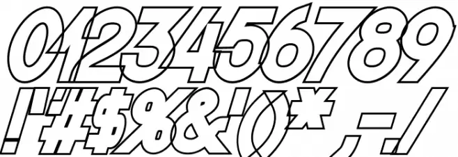 Nordica Classic Black Oblique Outline  