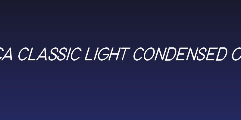 Nordica Classic Light Condensed Oblique Social Header