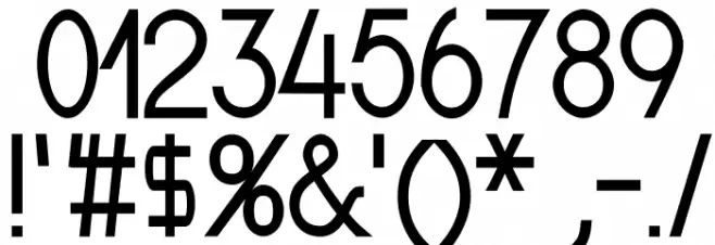Nordica Classic Light Condensed Font OTHER CHARS