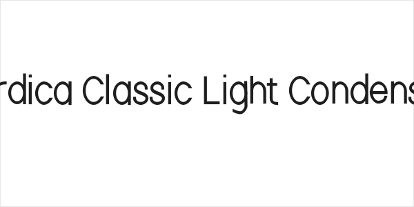 Nordica Classic Light Condensed Logo