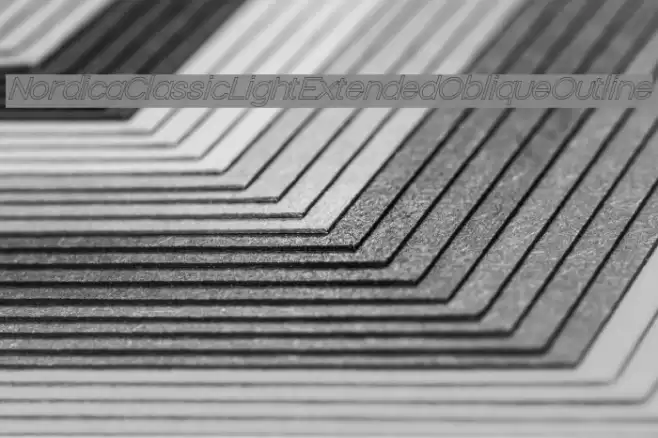 Nordica Classic Light Extended Oblique Outline  examples