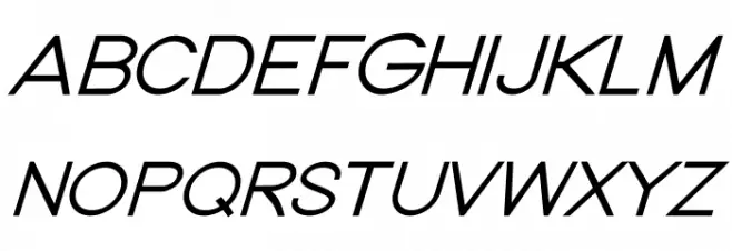 Nordica Classic Light Extended Oblique خط أحرف كبيرة