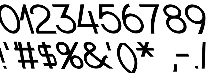 Nordica Classic Light Extended Opposite Oblique Font OTHER CHARS