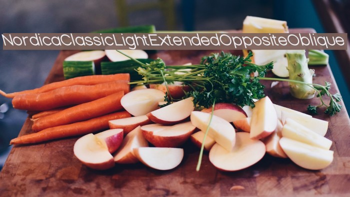 Nordica Classic Light Extended Opposite Oblique Font examples
