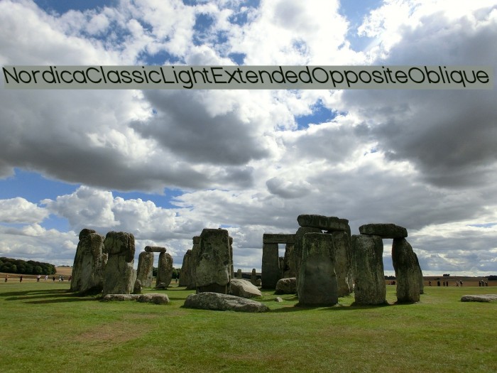 Nordica Classic Light Extended Opposite Oblique Font examples