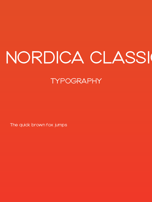 Nordica Classic Light Extended Poster