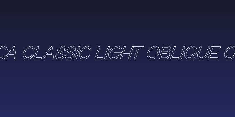 Nordica Classic Light Oblique Outline Social Header