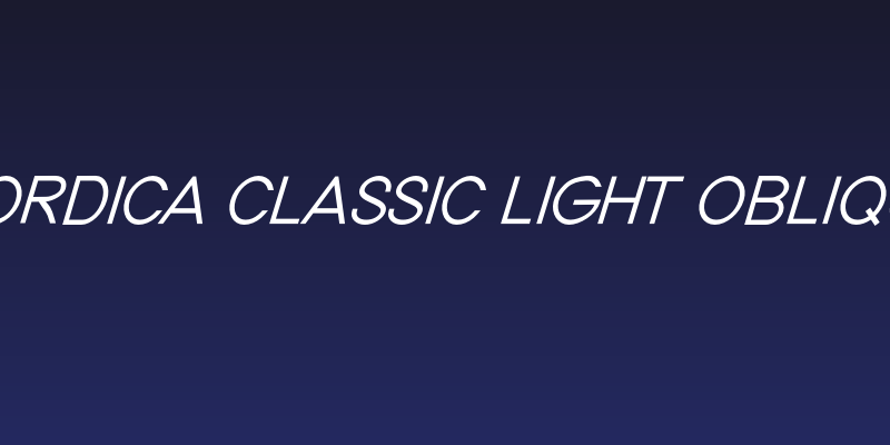 Nordica Classic Light Oblique Social Header