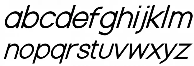 Nordica Classic Light Oblique Fuentes MINÚSCULAS