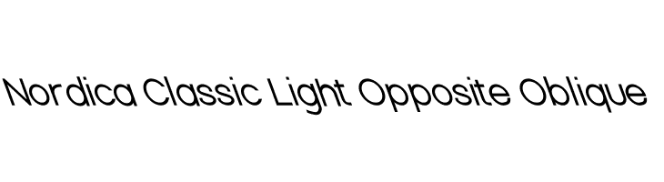 Nordica Classic Light Opposite Oblique 