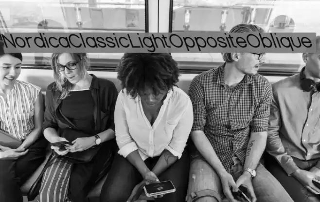 Nordica Classic Light Opposite Oblique Font examples