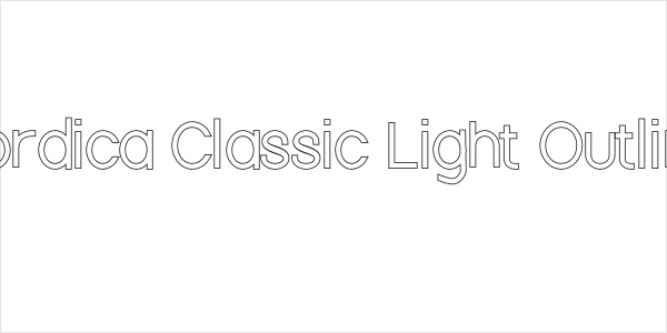 Nordica Classic Light Outline Logo