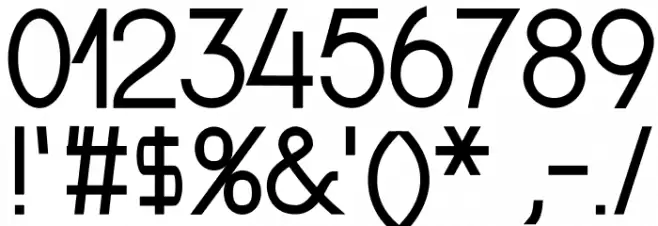 Nordica Classic Light Font OTHER CHARS