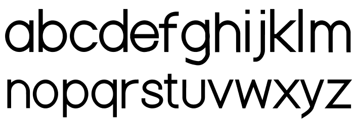 Nordica Classic Light Font LOWERCASE