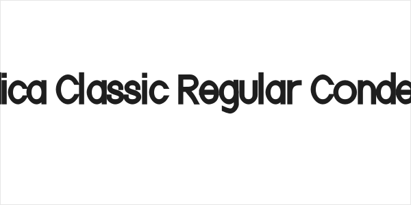 Nordica Classic Regular Condensed Logo