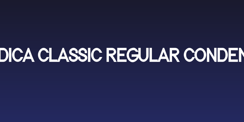 Nordica Classic Regular Condensed Social Header