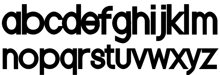 Nordica Classic Regular Condensed Font LOWERCASE