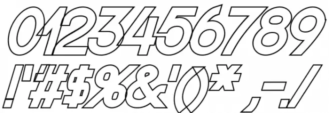 Nordica Classic Regular Extended Oblique Outline  