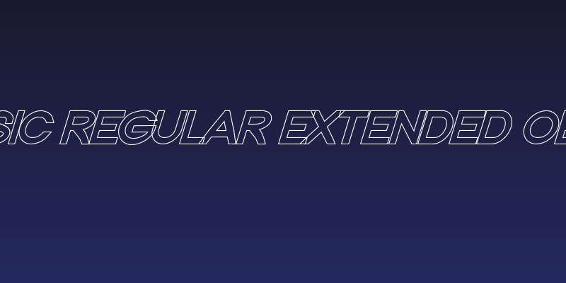 Nordica Classic Regular Extended Oblique Outline Social Header