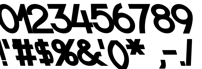 Nordica Classic Regular Extended Opposite Oblique Font OTHER CHARS