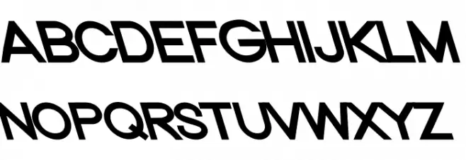 Nordica Classic Regular Extended Opposite Oblique Polices MAJUSCULES