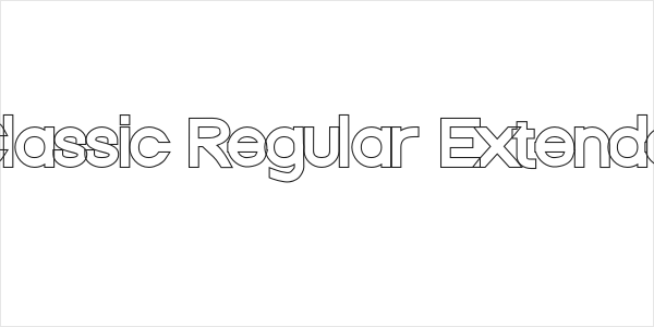 Nordica Classic Regular Extended Outline Logo