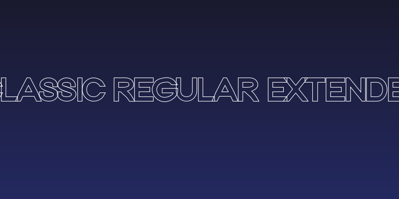 Nordica Classic Regular Extended Outline Social Header