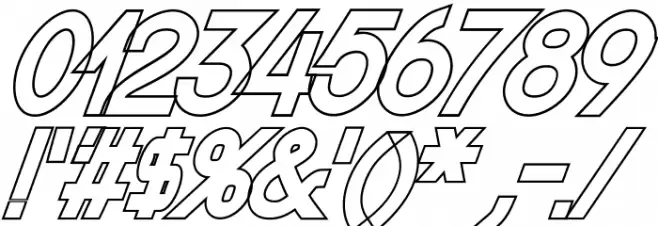 Nordica Classic Regular Oblique Outline  