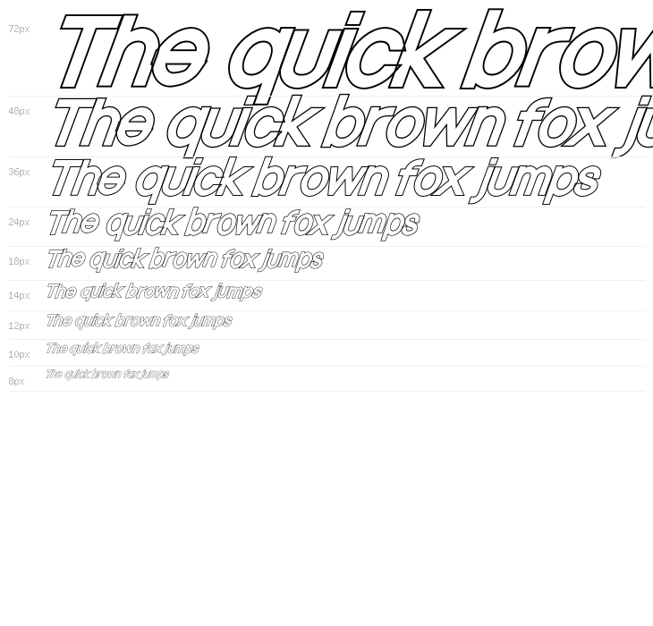 Nordica Classic Regular Oblique Outline Waterfall