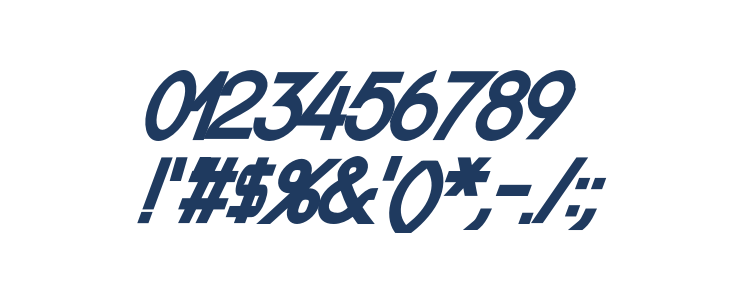 Nordica Classic Regular Oblique Other Characters
