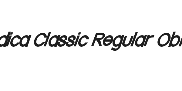 Nordica Classic Regular Oblique Logo