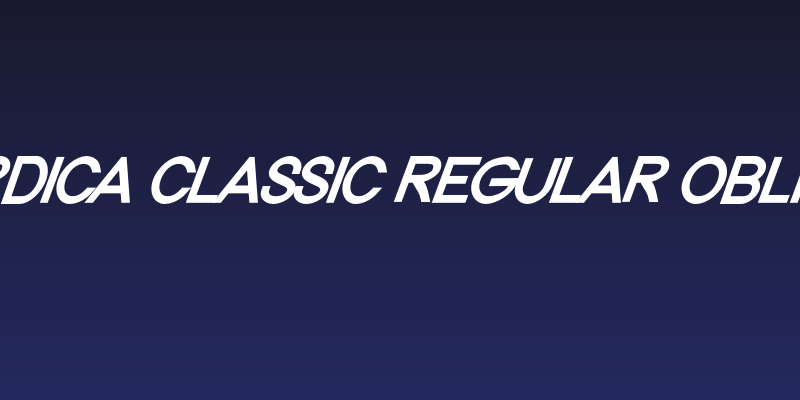 Nordica Classic Regular Oblique Social Header