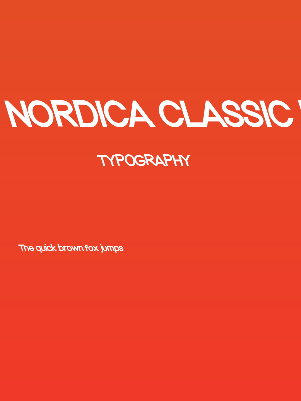 Nordica Classic Regular Opposite Oblique Poster