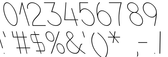 Nordica Classic Ultra Light Condensed Opposite Oblique Font OTHER CHARS