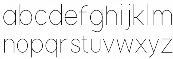 Nordica Classic Ultra Light Condensed Fuentes MINÚSCULAS