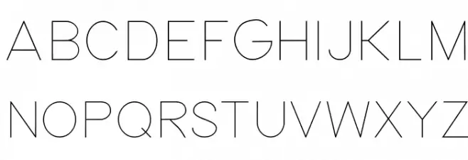 Nordica Classic Ultra Light Schriftart Groß