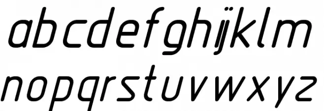 Nordica  RegularItalic Fuentes MINÚSCULAS